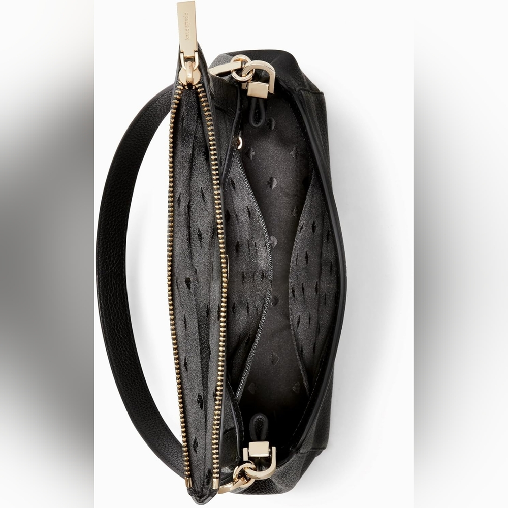 Kate Spade Black Leather Shoulder Bag - Picture 4 of 5